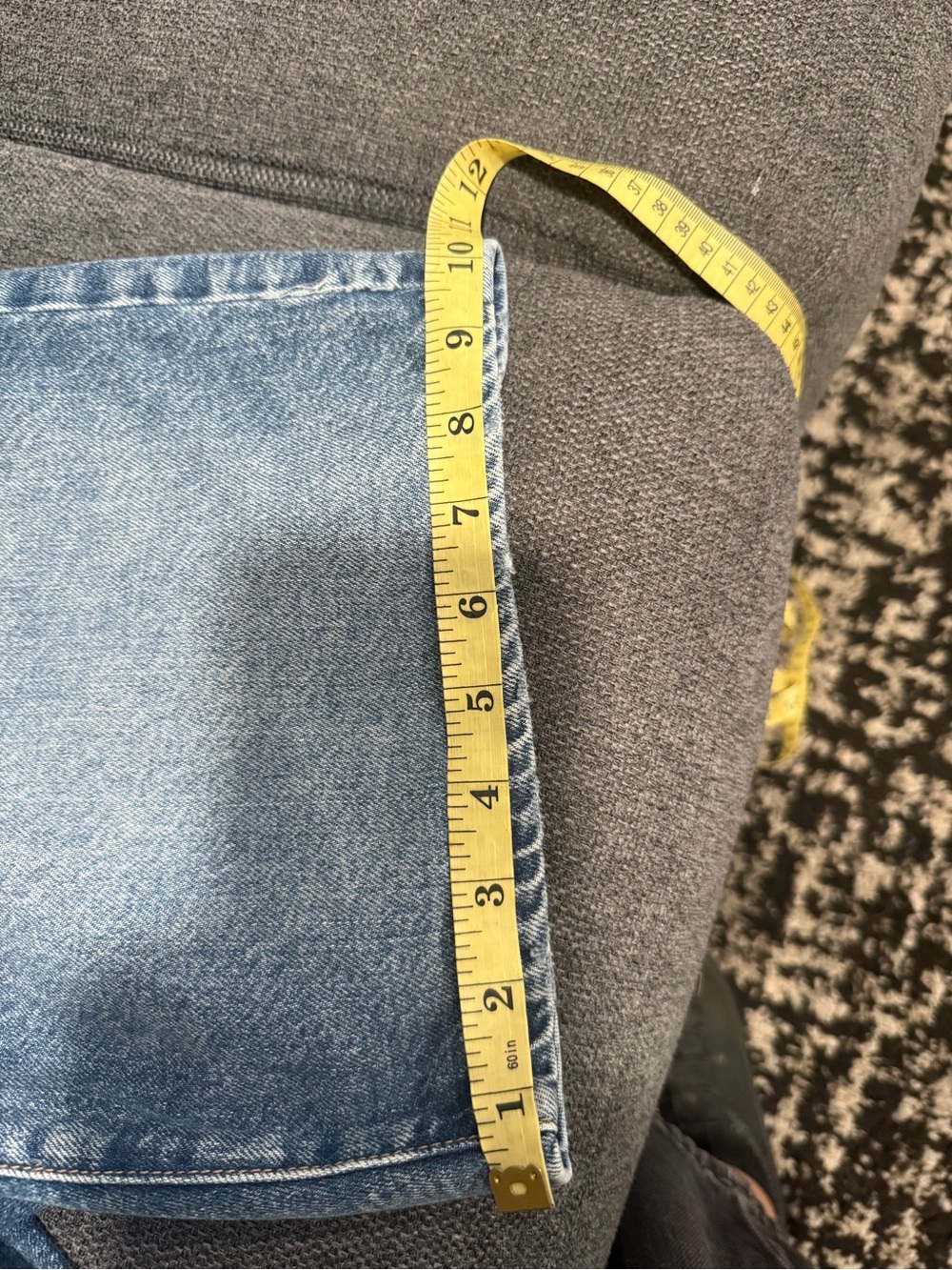 American Eagle Outfitters blue high-rise denim shorts - Picture 7 of 11
